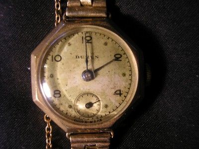 Beautful Vintage Ladies 9ct Gold BUREN, Watch,Birm, 1948, Boxed  