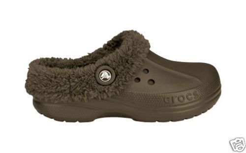 NEW CROCS Chocolate BLITZEN Winter Mens 4 / Womens 6  