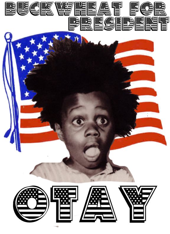 Buckwheat for President OTAY Little Rascals T shirt  