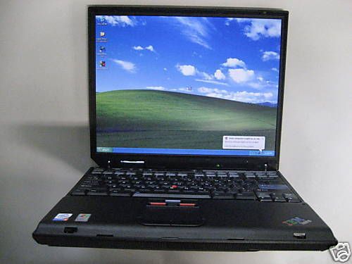 IBM Thinkpad T30 Pentium M 2ghz 80gb 512mb DVDCDRW XPPro SP3 OfficePro 