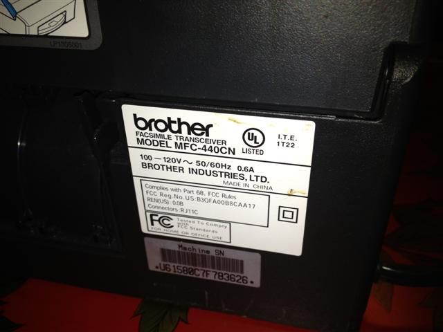 Brother MFC 440CN FAX/Scan/Print/Copy/Photo Capture ***WIRELESS 