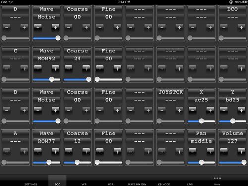 Pad Editor for Sequential Circuits Inc Prophet VS SCI  