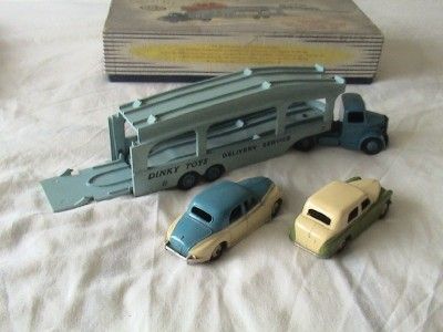 RARE DINKY SUPERTOYS GIFT SET No 990 PULLMORE CAR TRANSPORTER  