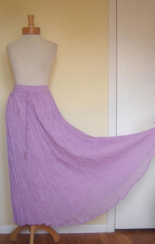 Broomstick Cotton SKIRT, Gorgeous; PaleMagenta_New  