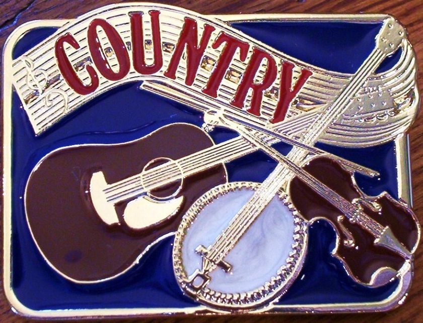   western Made in USA accessories country music buckle NWOT  