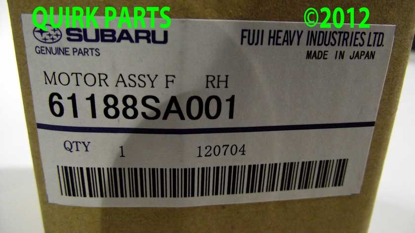 Genuine Subaru Part Number 20201FC100