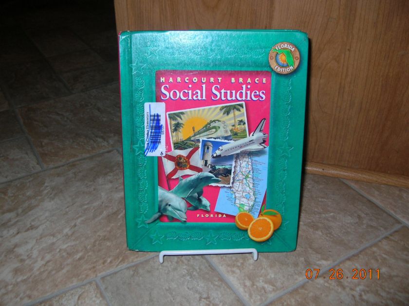 Social Studies States and Regions Florida grade 4 9780153183768 