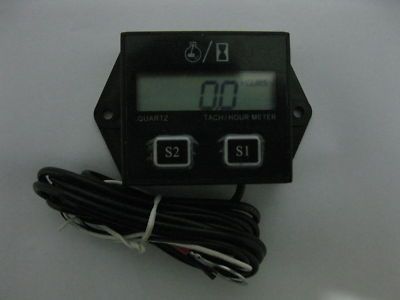 Tachometer Hour meter 2 & 4 Stroke Small Engine Spark  