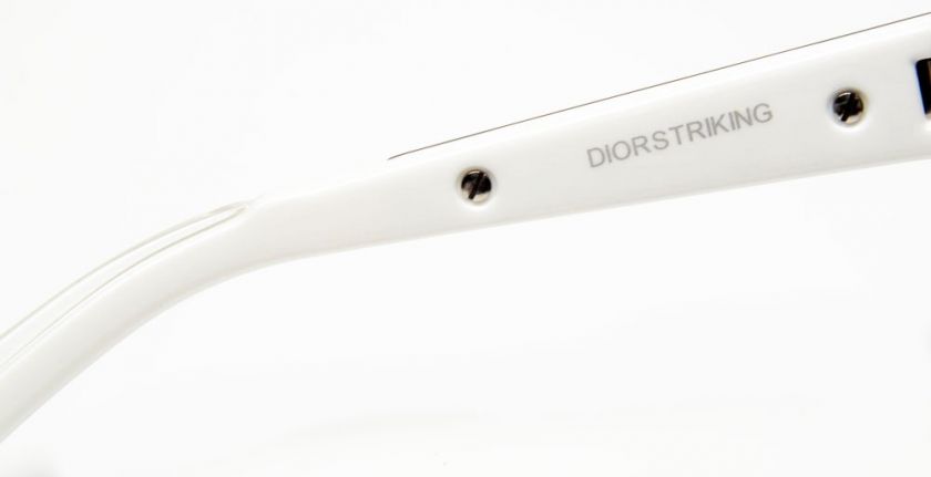 DIOR STRIKING CRISTAL WHITE PALLADIUM 63D SUNGLASSES  