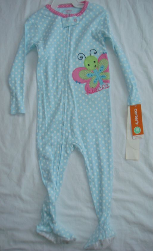 New w/Tags Carters Butterfly Kisses Sleepwear Size 18m  