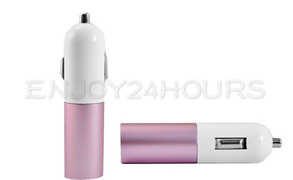 Mini USB Car Charger for Cell phone/Camera/iPhone3G 3Gs 4G//Ipod 