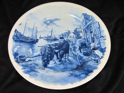 1984 TER STEEGE BV DELFT HOLLAND DECORATIVE PLATE  