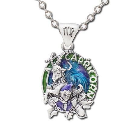 Capricorn Zodiac Astrology Necklace Jody Bergsma  