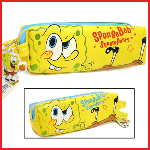 SpongeBob Pencil Case/Cosmetic Bag Faux Leather Think  