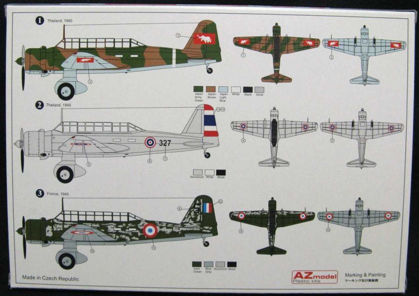 72 AZ Models MITSUBISHI Ki 30 TYPE 97 ANN Southeast Asia  