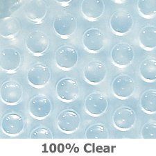 Bubble solar blanket / pool cover 16mil 16 x 24 clear H W  