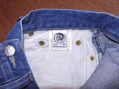 Womens Diesel Skint 727 jeans size 27 Button fly  