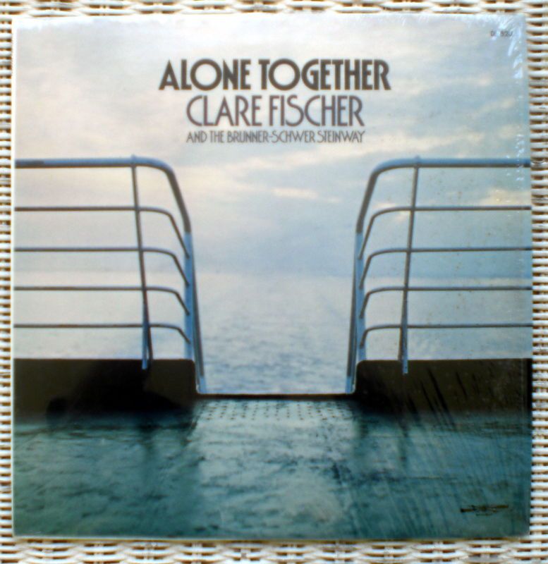 CLARE FISCHER SOLO PIANO LP ALONE TOGETHER SHRINK M   