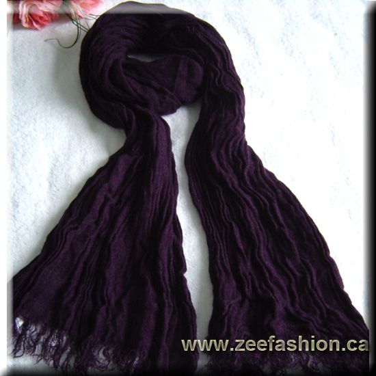 SIAN FASHION PASHMINA CASHMERE SCARF WRINKLE  