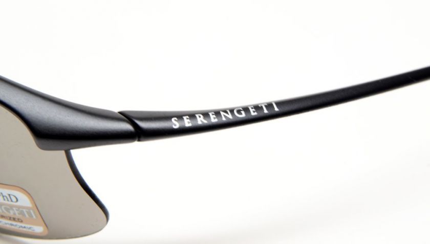 SERENGETI 7355 MAESTRALE SATIN BLACK POLAR. SUNGLASSES  