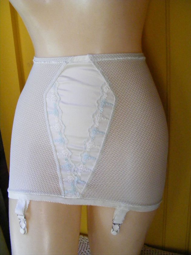 VINTAGE 1960 GARTER GIRDLE NEVER WORN ELASTIC MESH NYLON CONTROL PANEL 