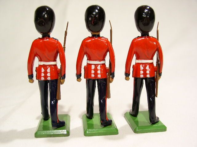 Britains Scots Guard Marching Group of 3  