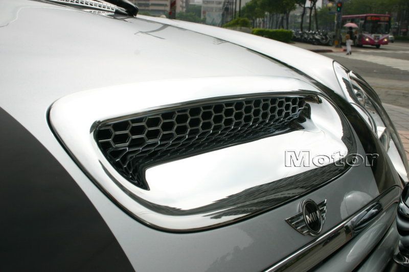 MINI Cooper S Chr Mesh Air Flow Hood Scoop 01 to 06 n4  