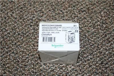 Schneider Electric NSYCCOHY230VID Electronical Hygrostat New in Box 