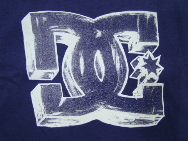 DC SHOES T SHIRT PURPLE DC STAR CHALK LOGO TEE SKATEBOARD MENS SIZE 