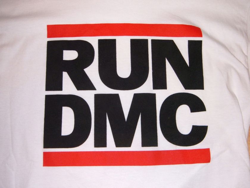 RUN DMC White short sleeve T shirt NWOT S 3XL  