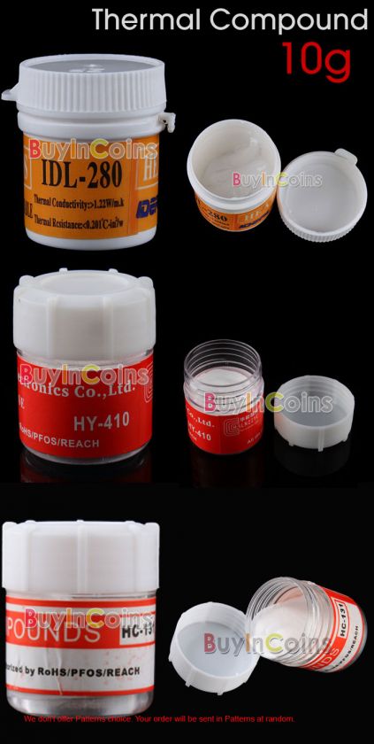 10G Thermal Grease Heatsink Compound Paste CPU VGA  