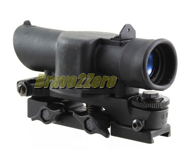 SUSAT L9A1 4x Optical Sight Scope with Red Illuminated Reticle  