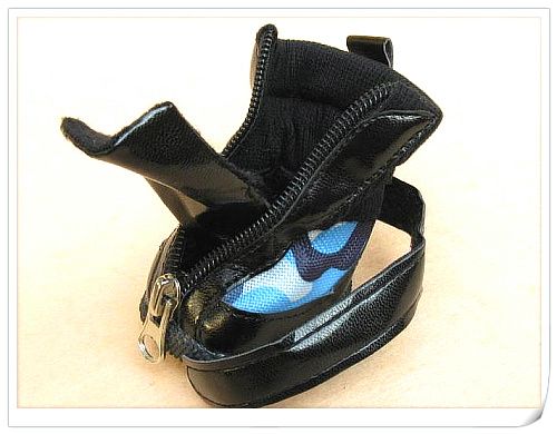 Dog Cat PET PU Leather Waterproof Stripe dog pet shoes boots bootie 