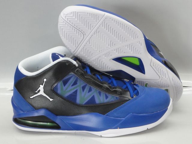Nike Air Jordan Flight The Power Blue Black White Sneakers Mens Size 8 