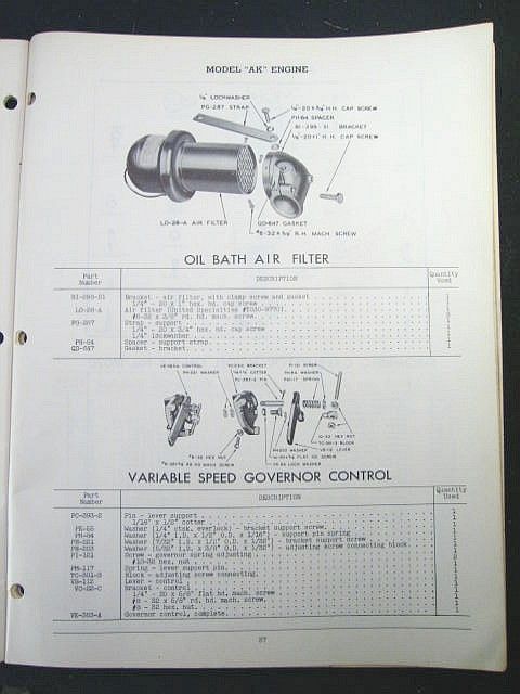 1953 CASE J   JA Disc   Disk Harrow Parts Manual  ORIG  
