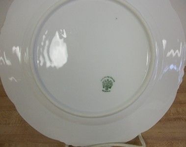 Habsburg China Austria Replacement Luncheon Plate Pink Flowers  