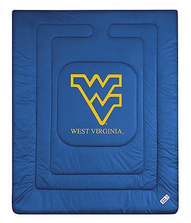 WEST VIRGINIA WVU Comforter Sham Bdskt Pillowcase Set  