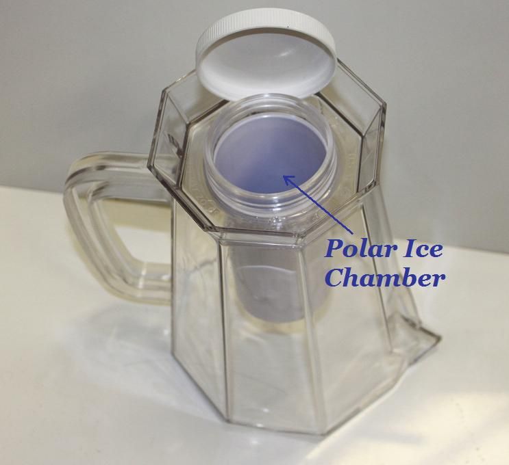 Clear   Polar ICE Beer Pitcher with Polar ICE Chamber  