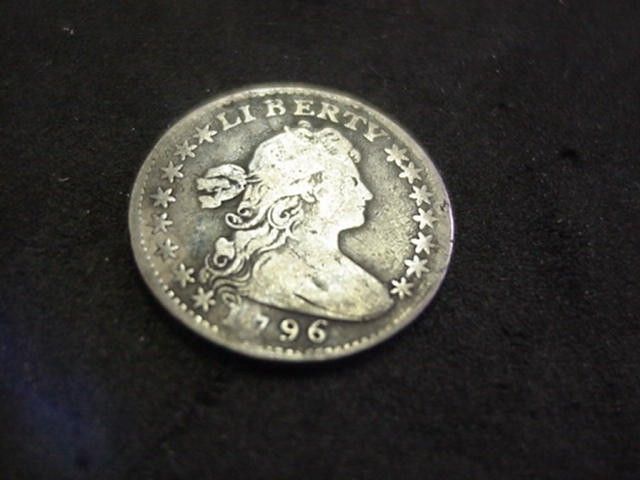 1796 DRAPED BUST HALF DIME LIKERTY VARIETY FINE F +++ *VERY RARE 