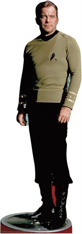 STAR TREK CAPTAIN KIRK LIFESIZE Standup Cutout POSTER  