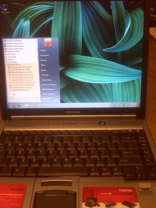   TECRA M5 1GB RAM 40HDD WiFi WINDOWS7&OFFICE 032017250802  