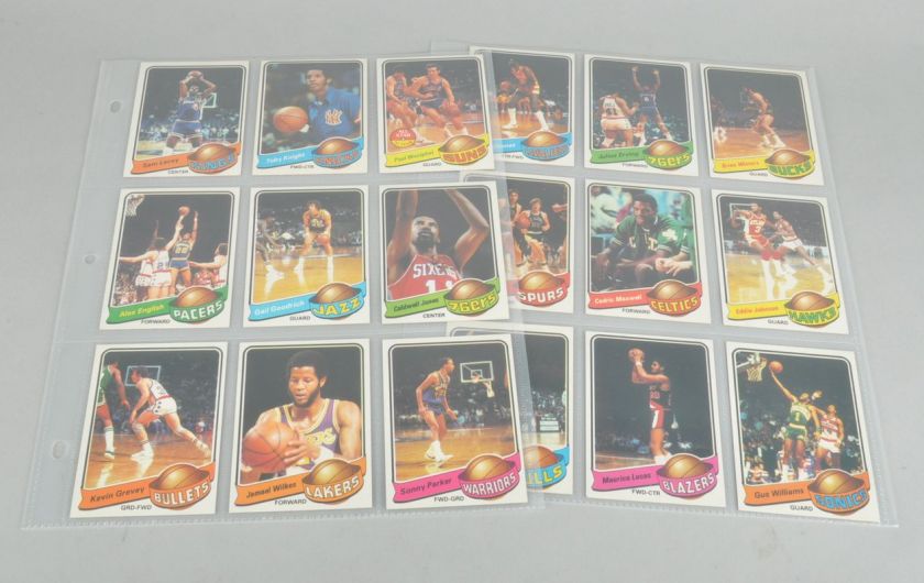 1979 80 Topps Basketball COMPLETE SET 132 Cards ABDUL JABBAR MALONE 