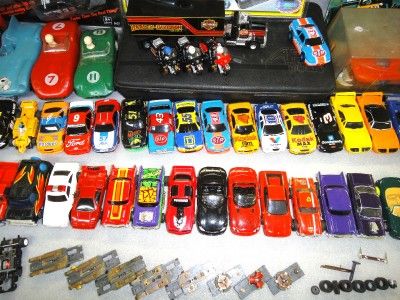 SLOT CARS LOT VINTAGE CARS, BODYS,CARDED, PARTS AFX, AURORA,TYCO, MARX 