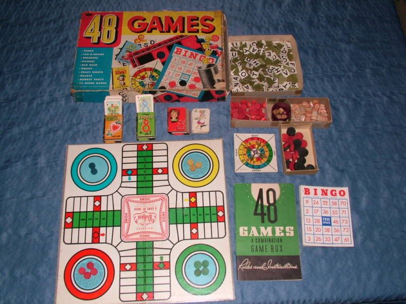 VINTAGE 1938 TOY GAME WHITMAN 48 GAMES  