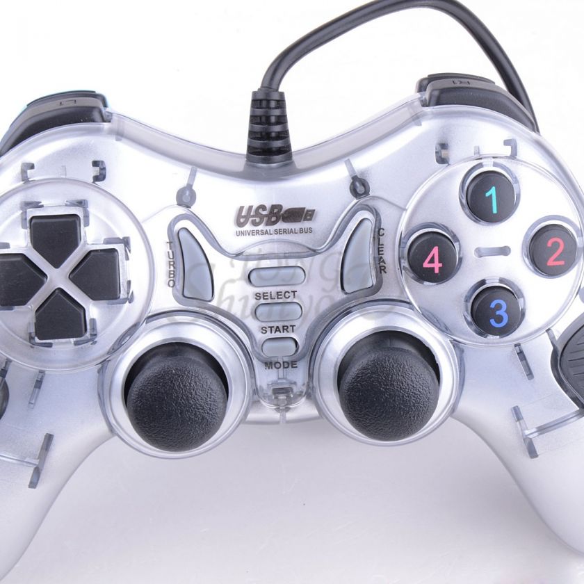   High Performance Dual Shock USB Gamepad Game Controller for PC  