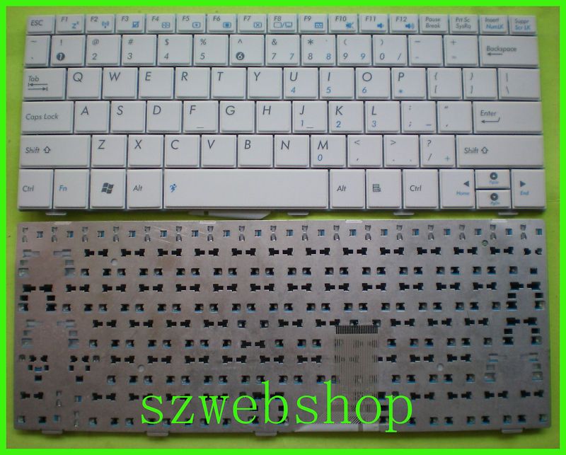 ASUS Eee PC 1001P 1001PX US White Keyboard new  