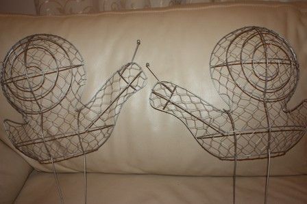 Topiary frame Snail 15.7,10garden decor + 5.8 free  