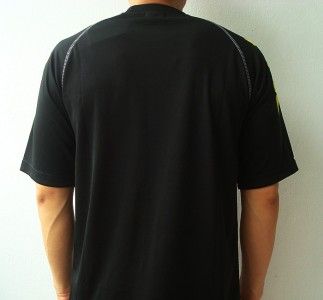 KAPPA Athletic Mens Football Soccer Jersey Shirt Black M  