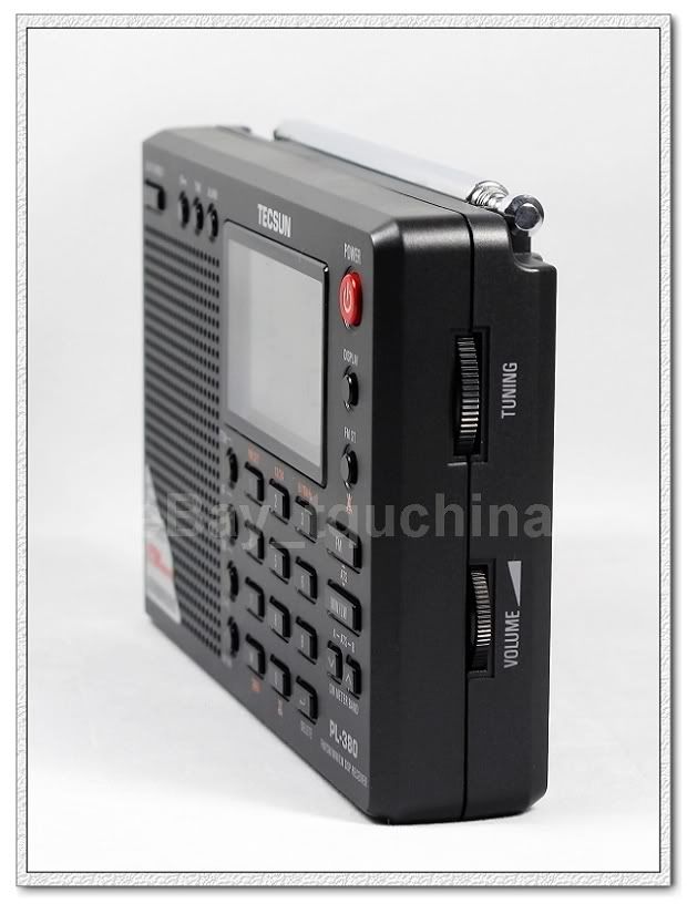 PL 380 DIGITAL DSP AM FM SHORTWAVE TECSUN PL380 RADIO  