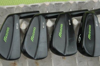   MIZUNO FORGED MP 33 3 PW (HEADS ONLY) REFINISHED BLACK OXIDE  